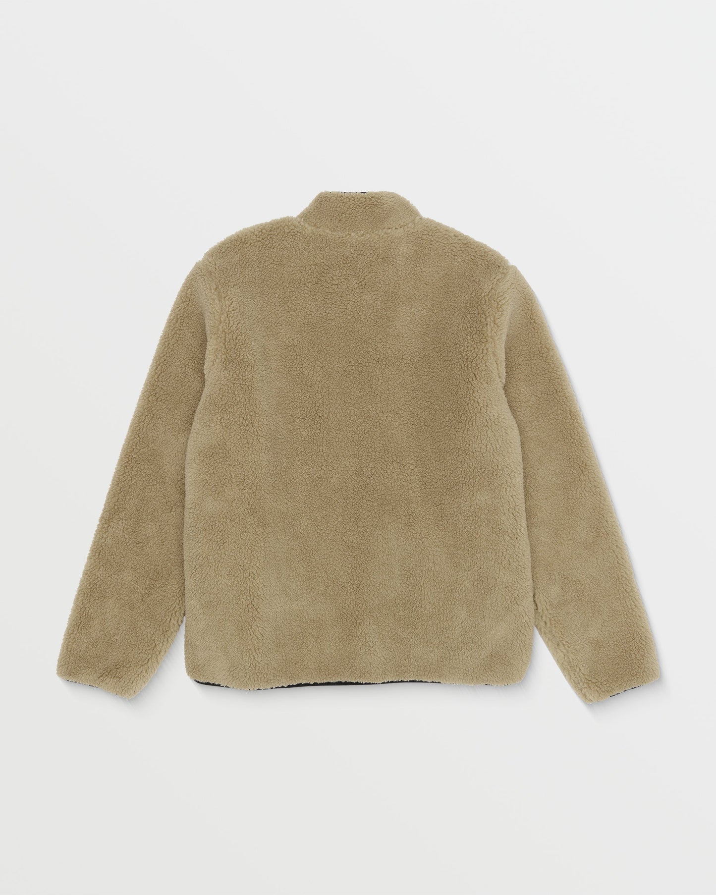Storm Stone Zip Sherpa Sweatshirt - Dark Khaki
