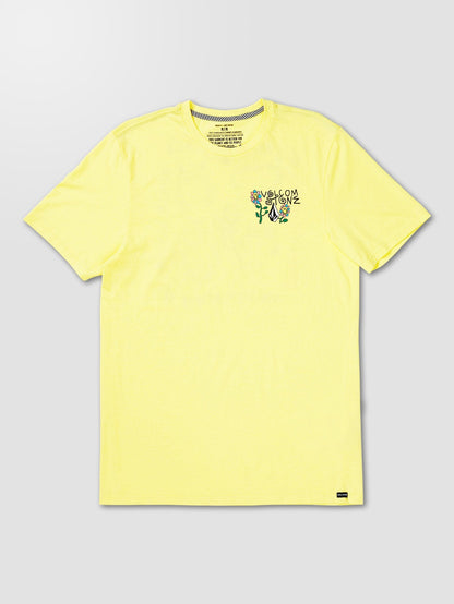 Surf Vitals Animal T-shirt - GLIMMER YELLOW