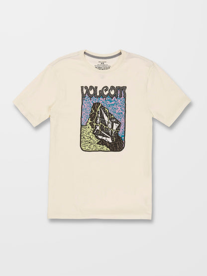 Farm to Yarn Submerged T-shirt - OFF WHITE