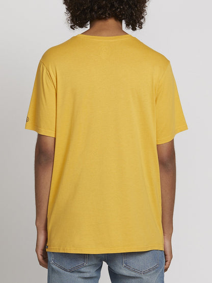 Solid Pocket T-shirt - Honey Gold
