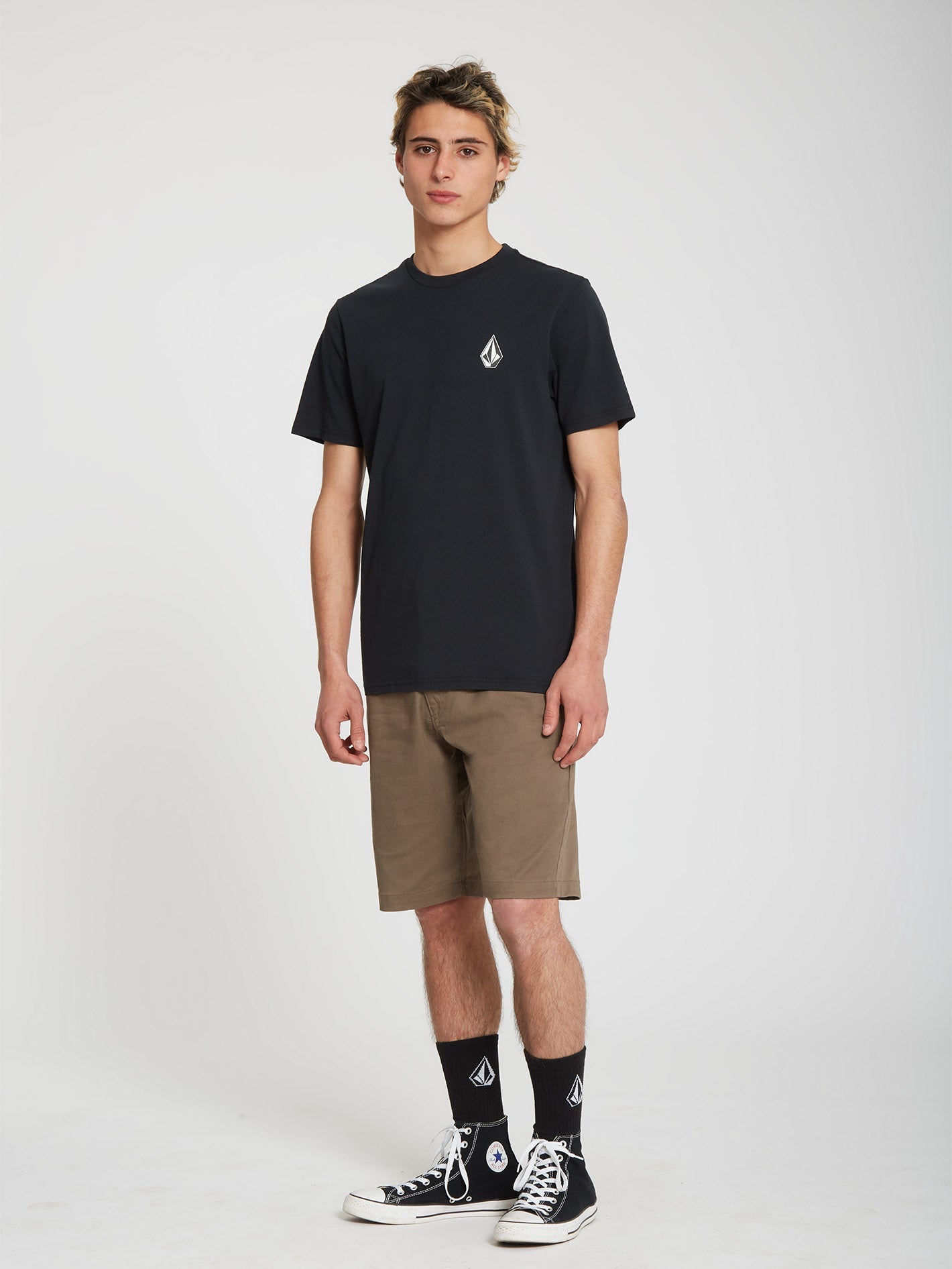 Iconic Stone T-shirt - BLACK