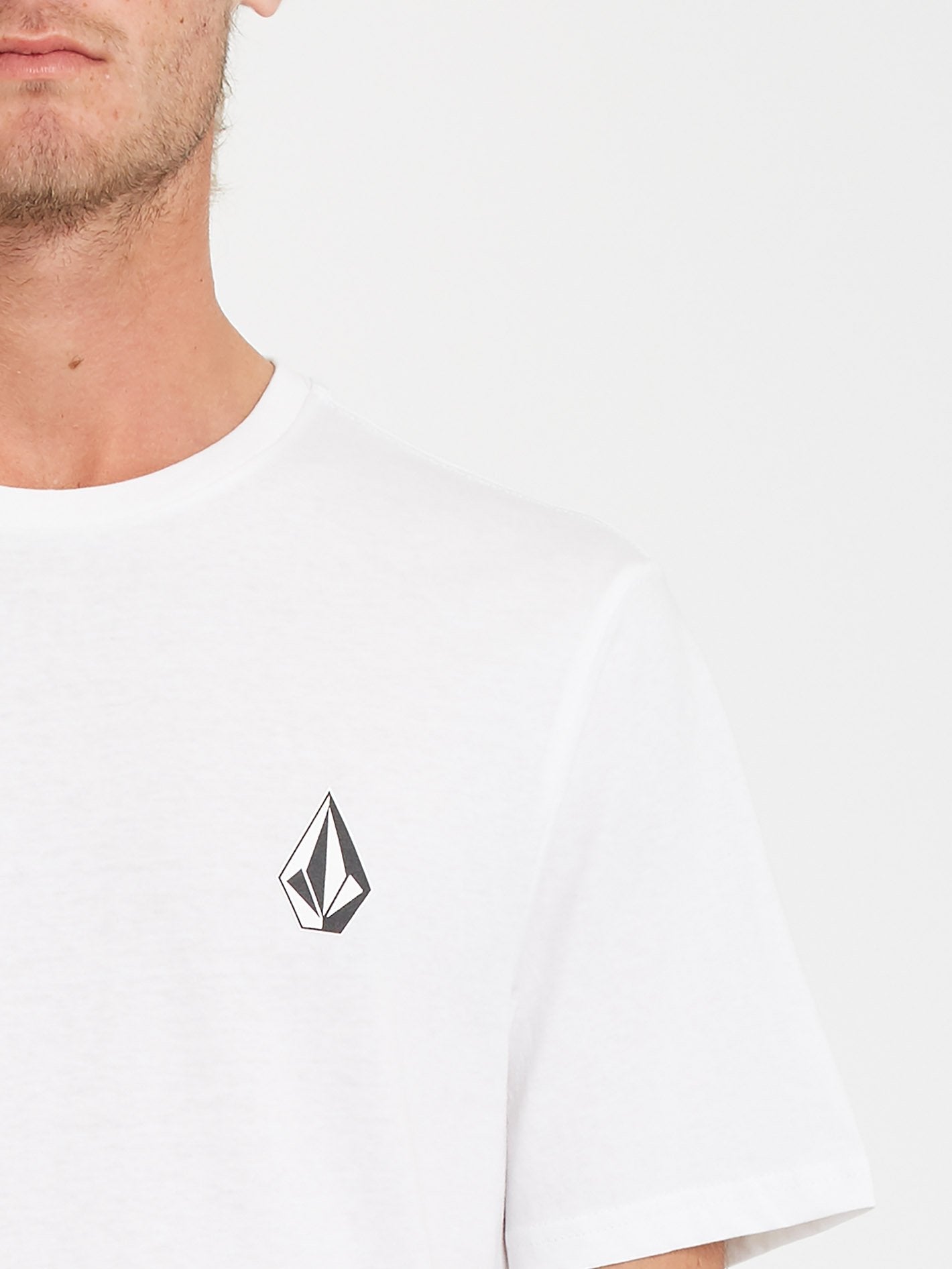 Iconic Stone T-shirt - WHITE