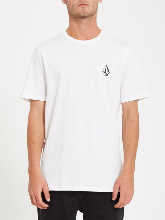 Iconic Stone T-shirt - WHITE