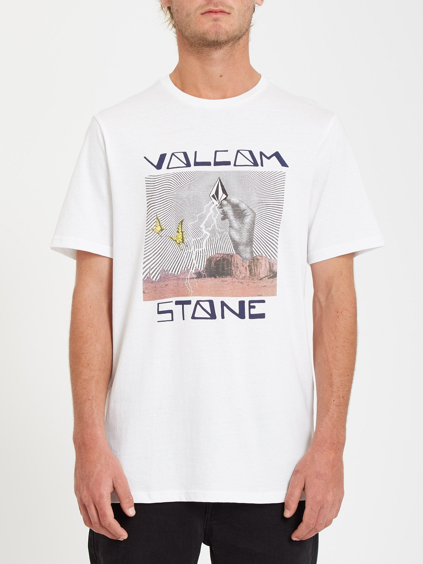 Stone Strike T-shirt - WHITE