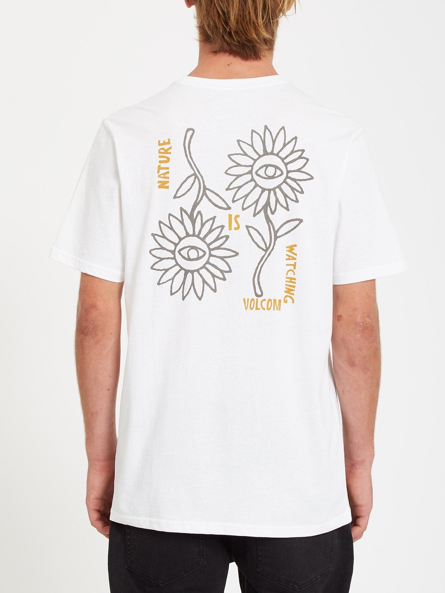 Daisy Flip T-shirt - WHITE