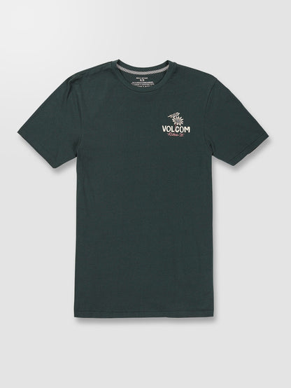 Psychedaisy T-shirt - CEDAR GREEN