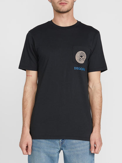 Spun Short Sleeve Pocket Tee - Black
