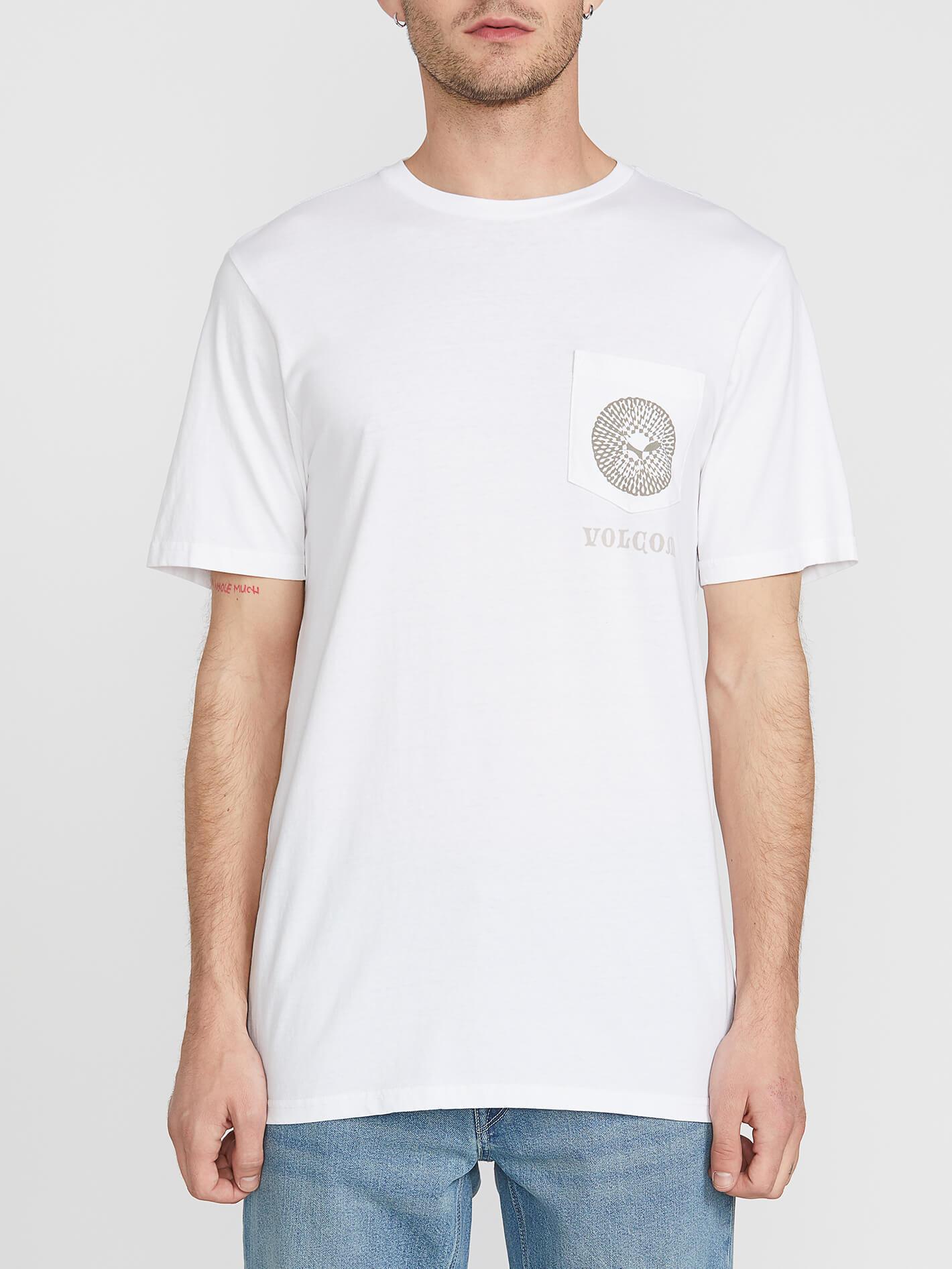 Spun Short Sleeve Pocket Tee - White