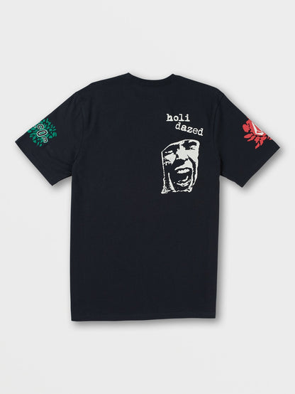 Holi Dazed T-shirt - BLACK