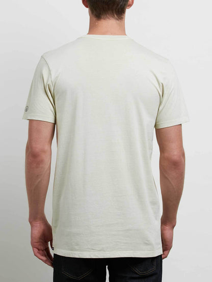 Pale Wash Solid Short Sleeve Tee - Clay