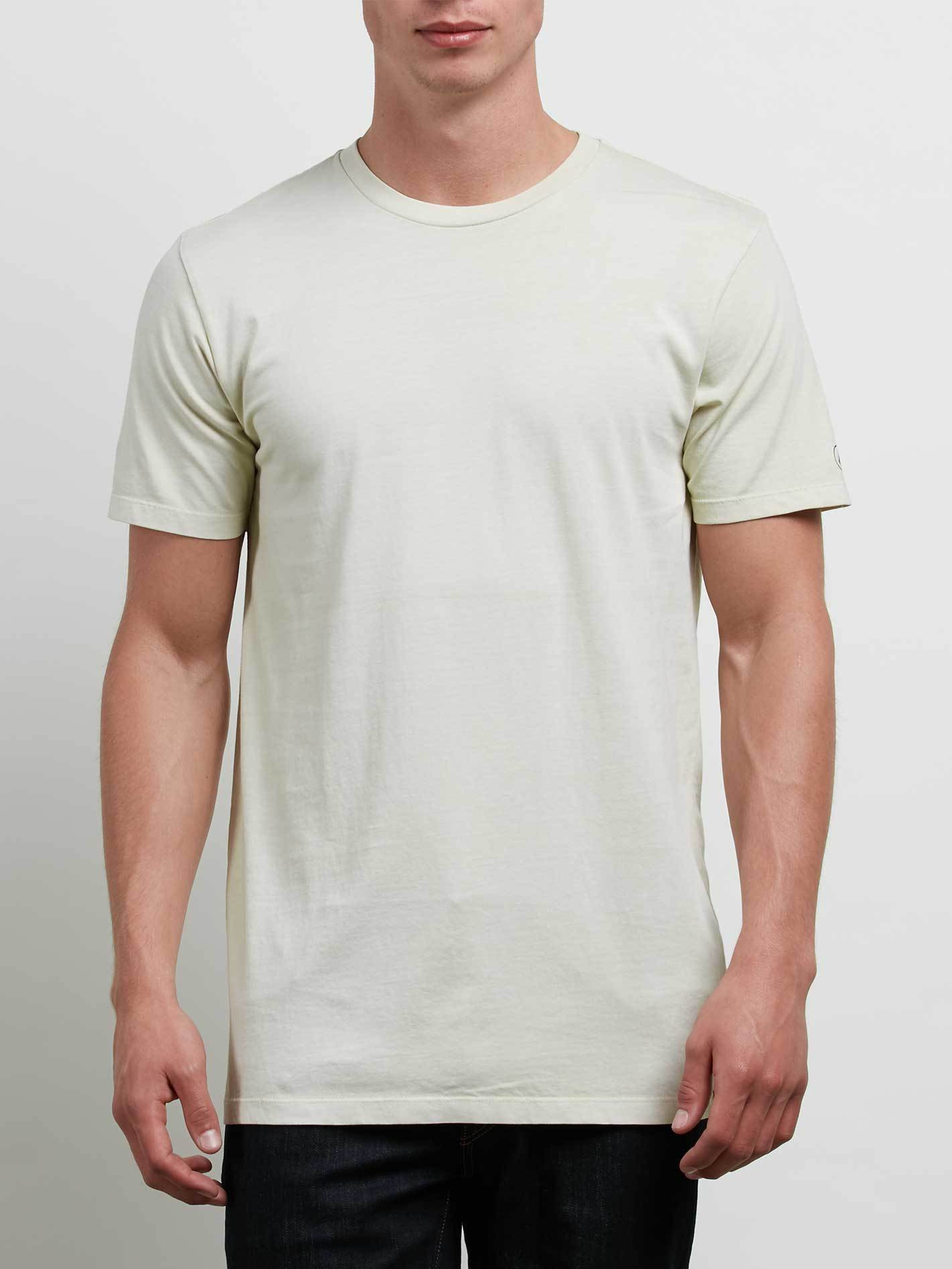 Pale Wash Solid Short Sleeve Tee - Clay
