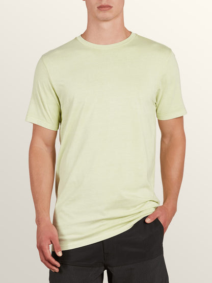 Pale Wash Solid Short Sleeve Tee - Mist Green
