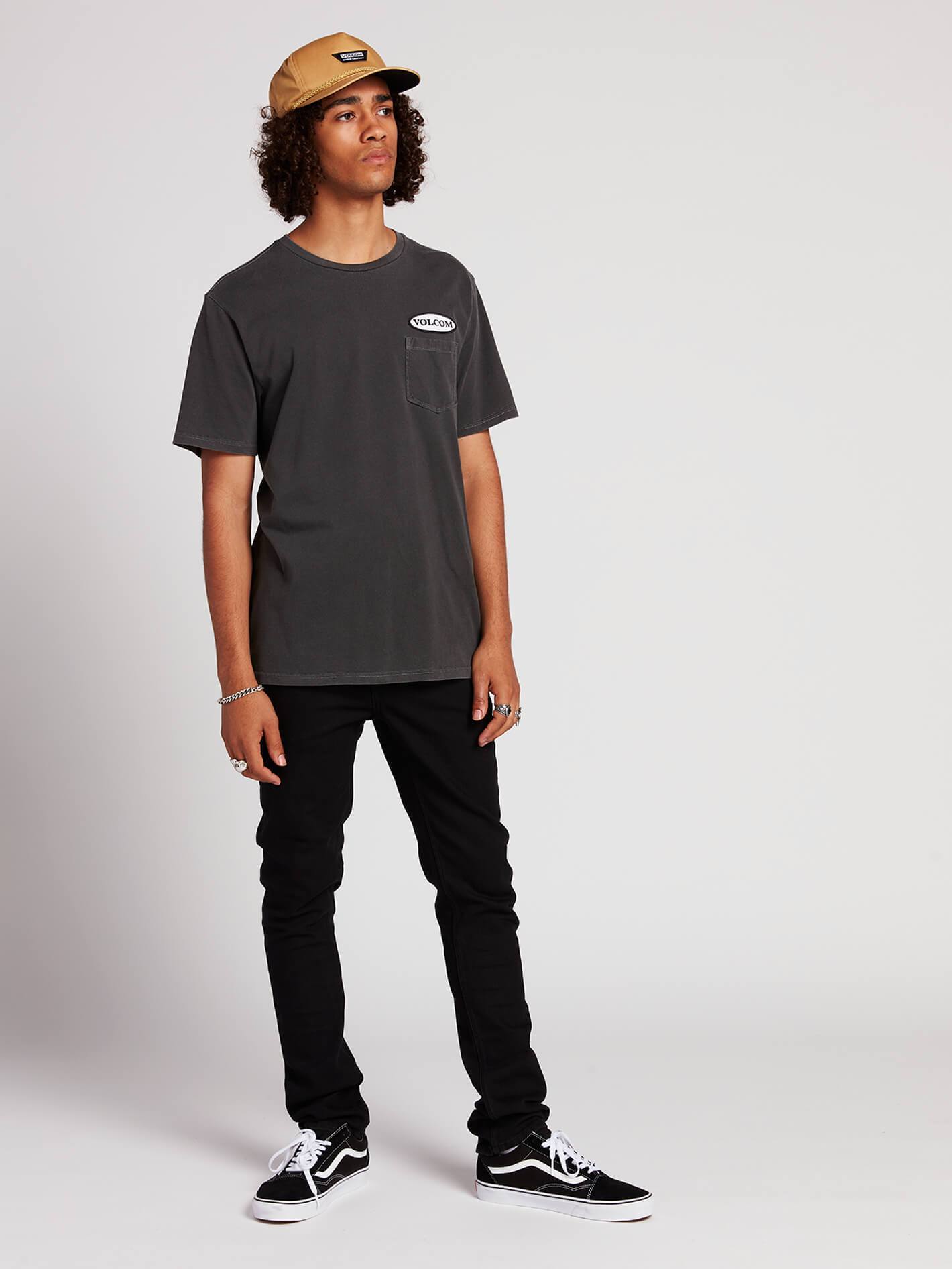 Oval Patch T-shirt  - Black