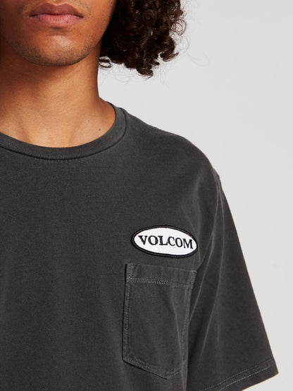 Oval Patch T-shirt  - Black