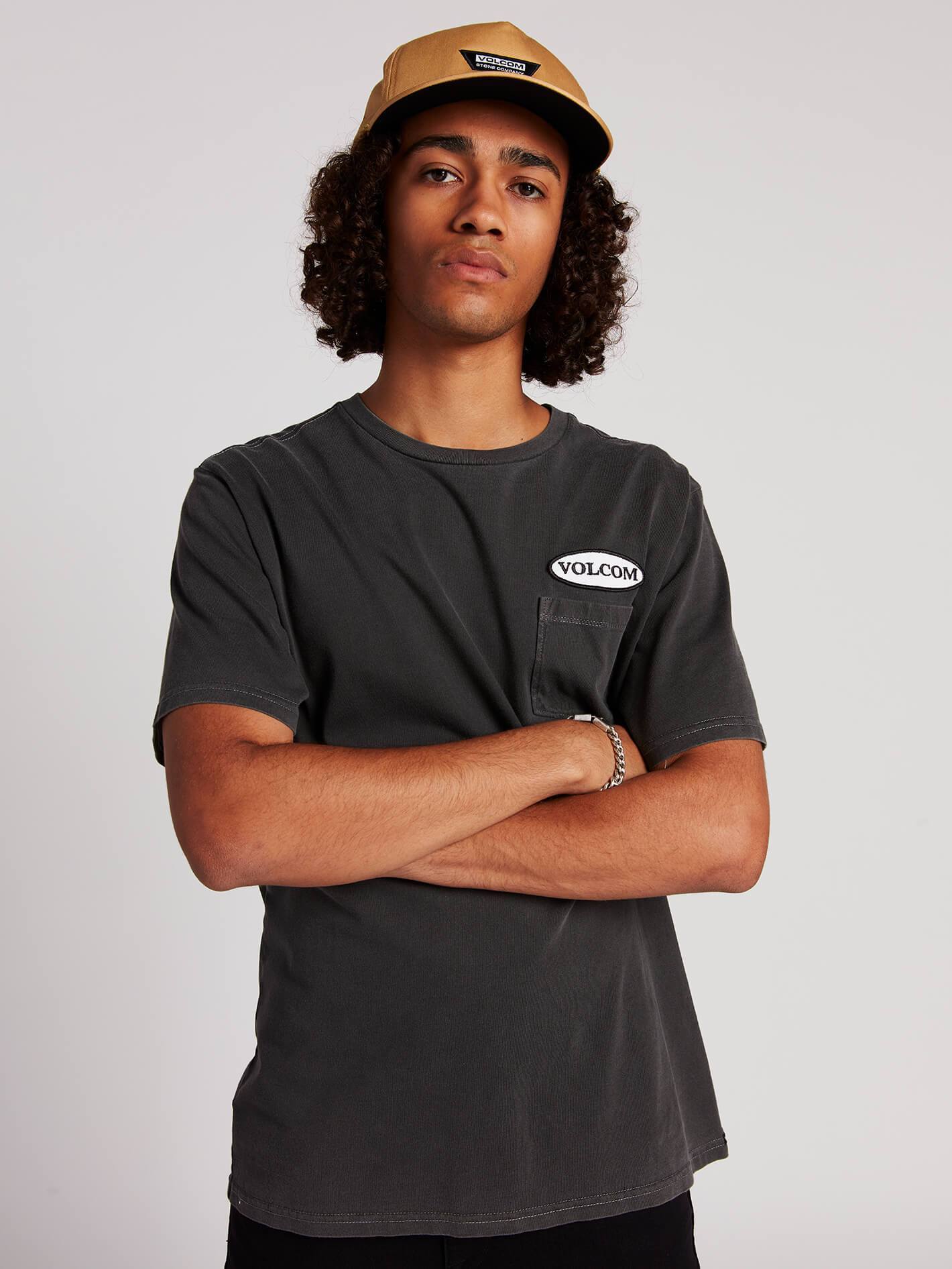 Oval Patch T-shirt  - Black