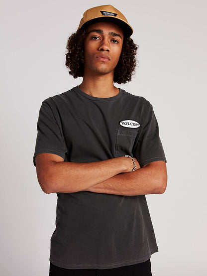 Oval Patch T-shirt  - Black