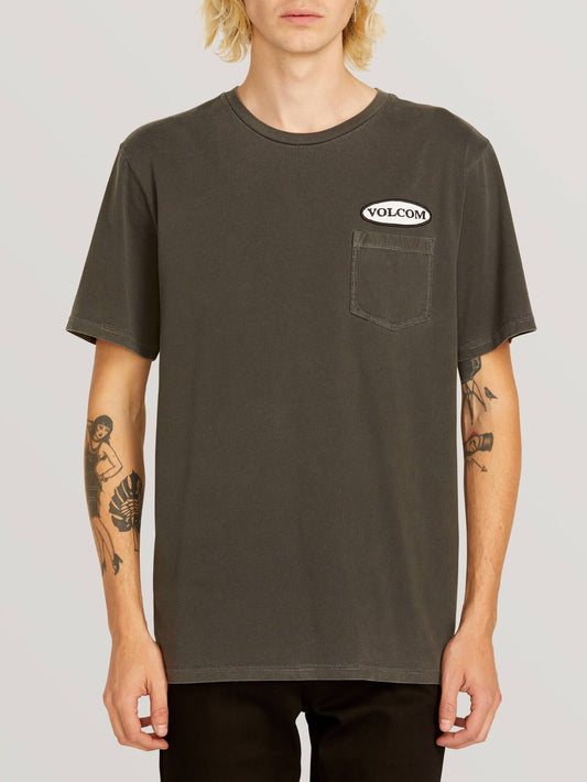 Oval Patch T-shirt  - Black
