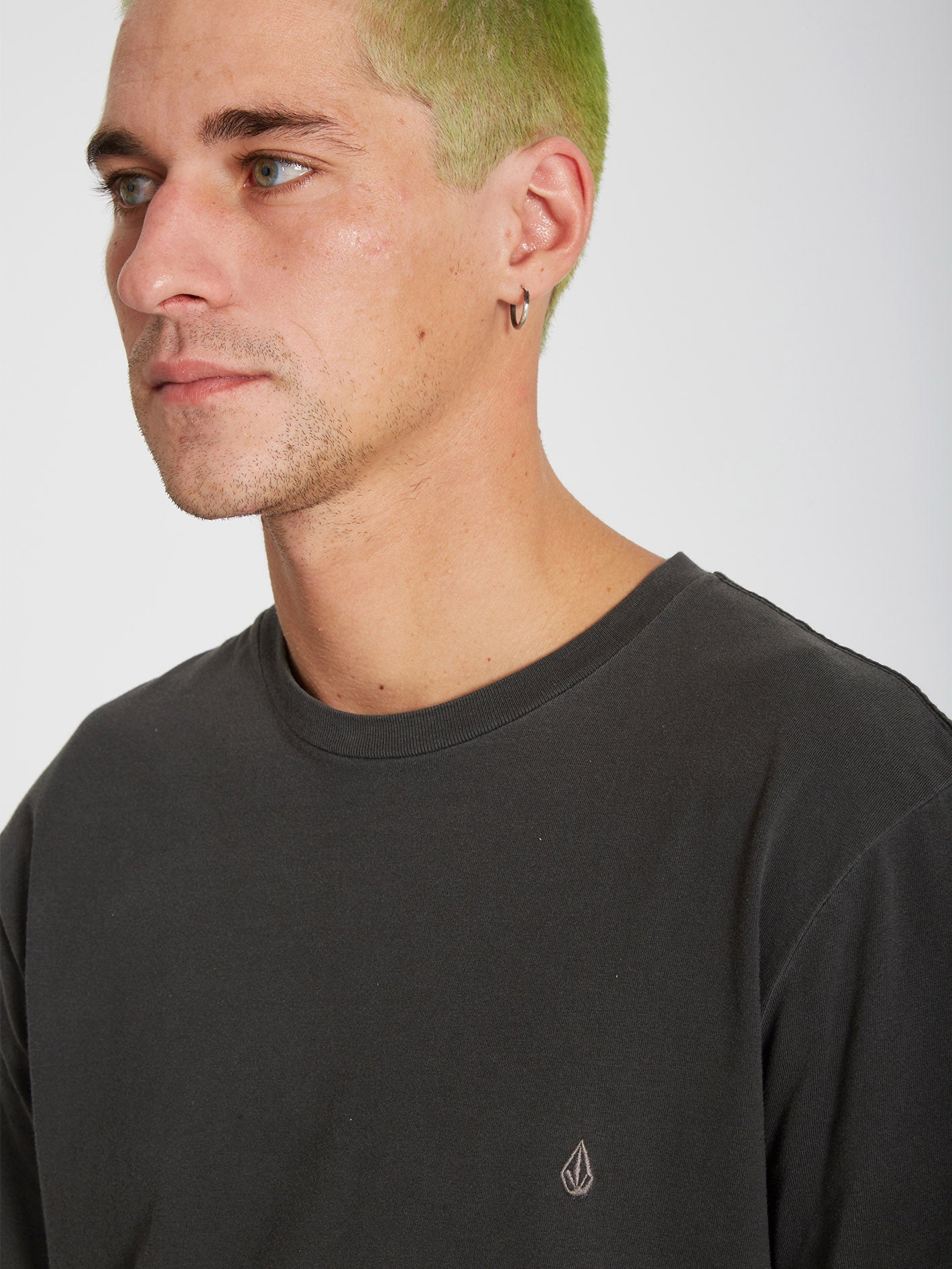 Solid Stone T-shirt - BLACK