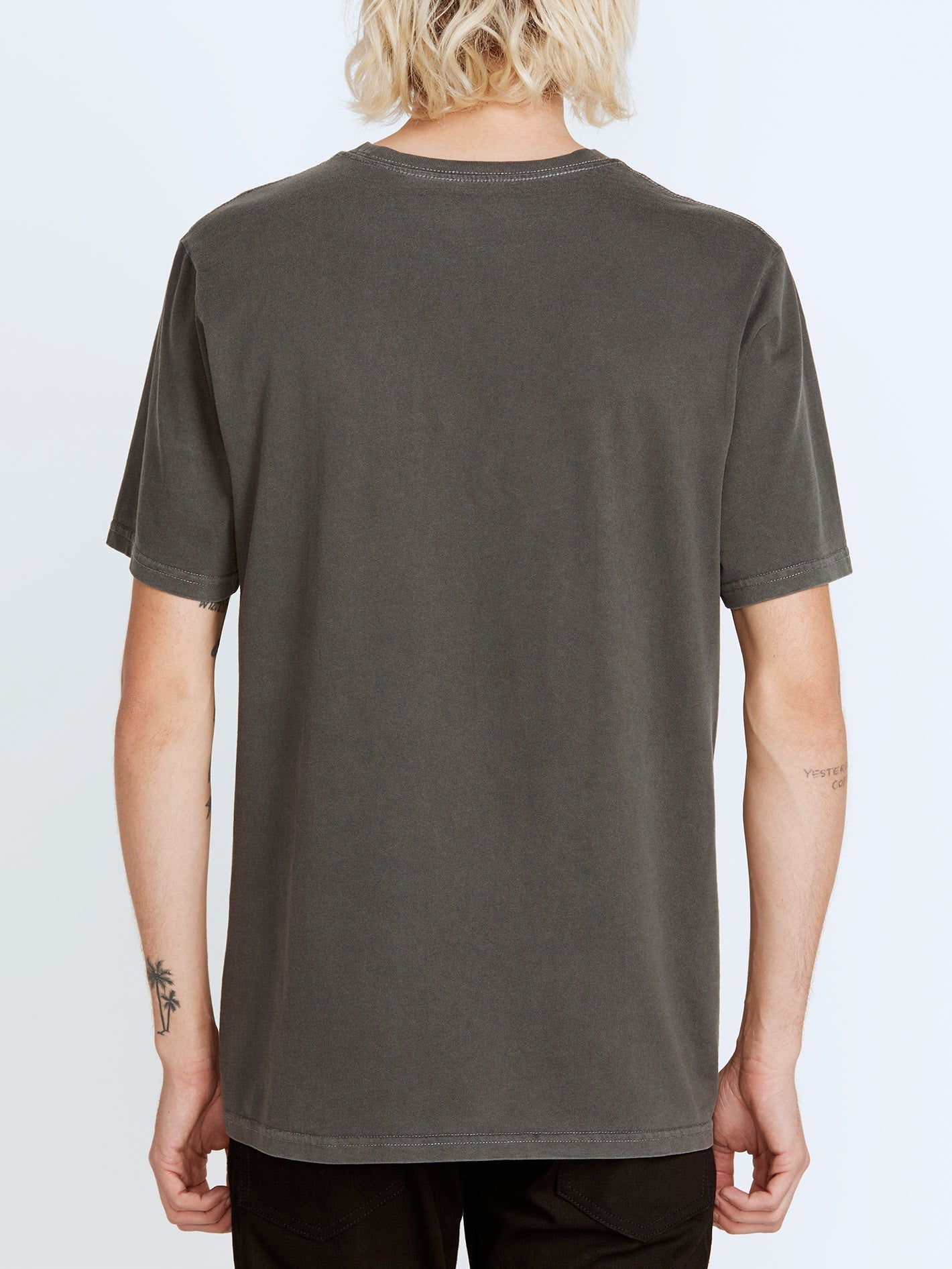 Solid Stone T-shirt - BLACK