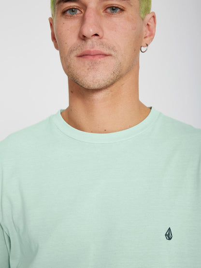 Solid Stone T-shirt - LICHEN GREEN
