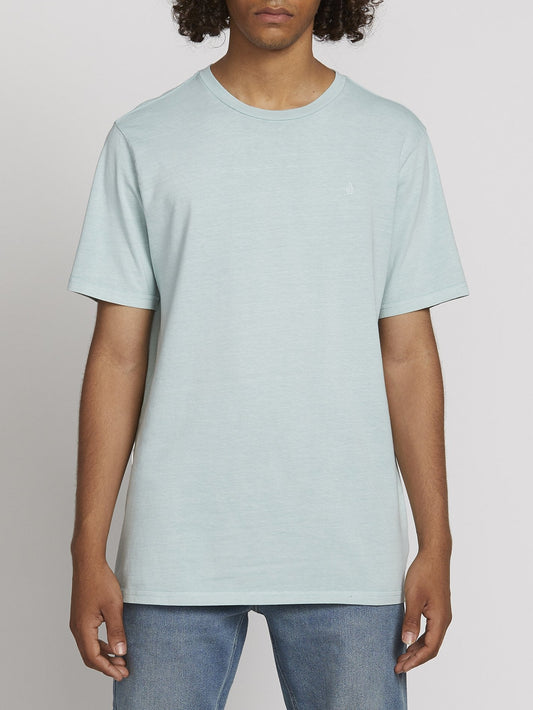 Solid Stone Emb T-shirt  - Sea Glass