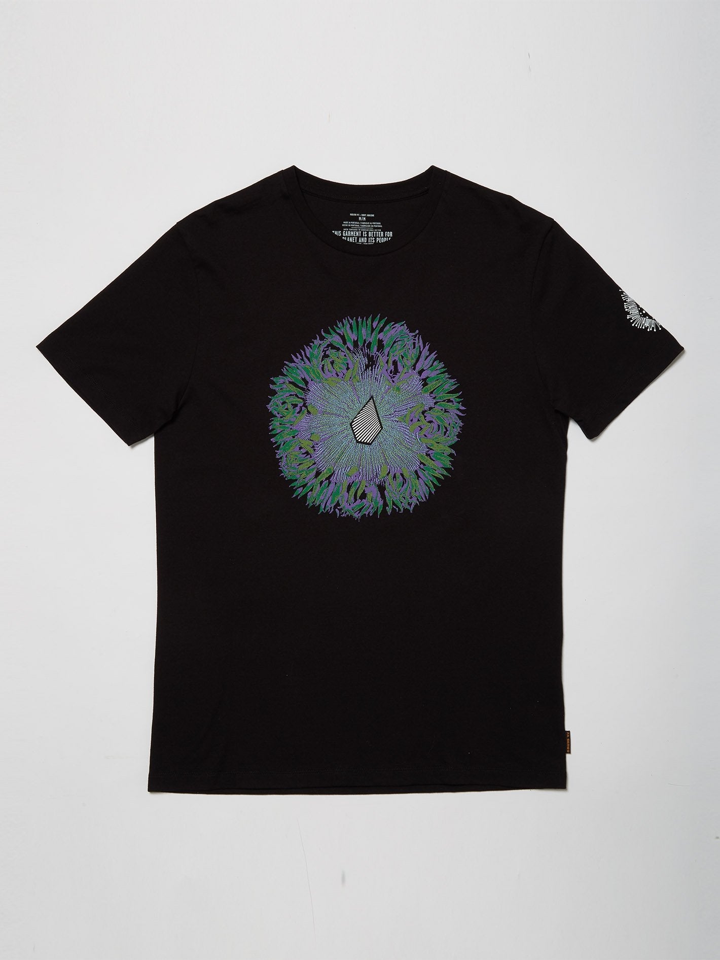 Coral Morph T-shirt - Black