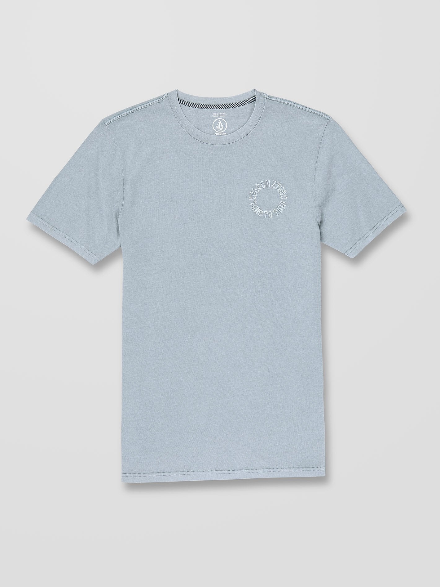Circle Emb T-shirt - STORMY SEA