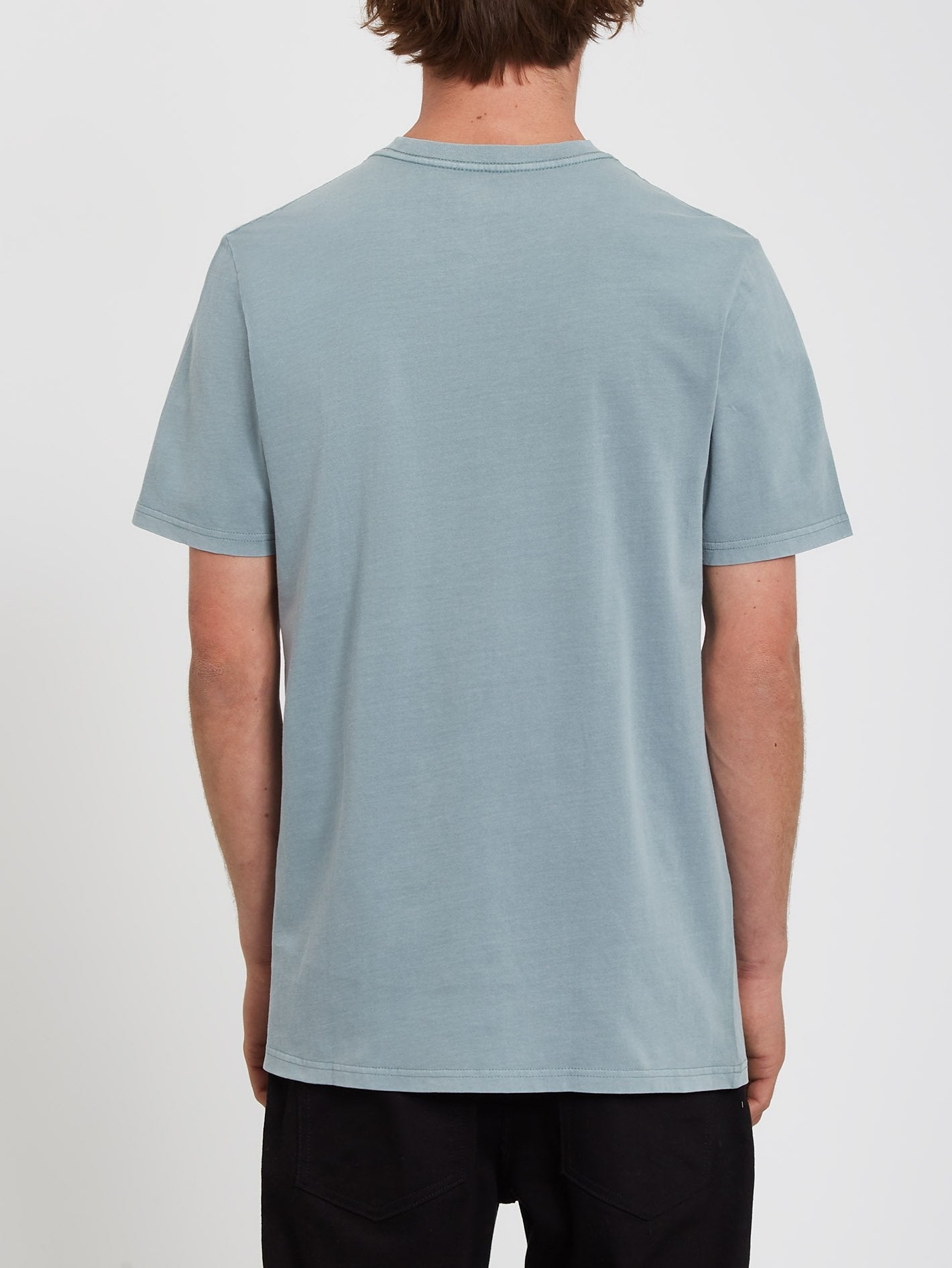Circle Emb T-shirt - STORMY SEA