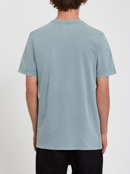 Circle Emb T-shirt - STORMY SEA