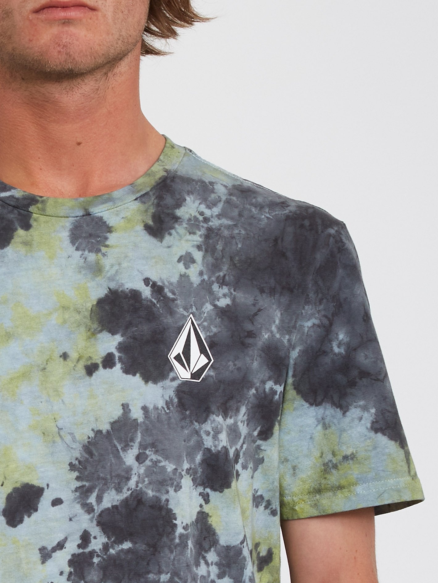 Iconic Dye T-shirt - LIME TIE DYE