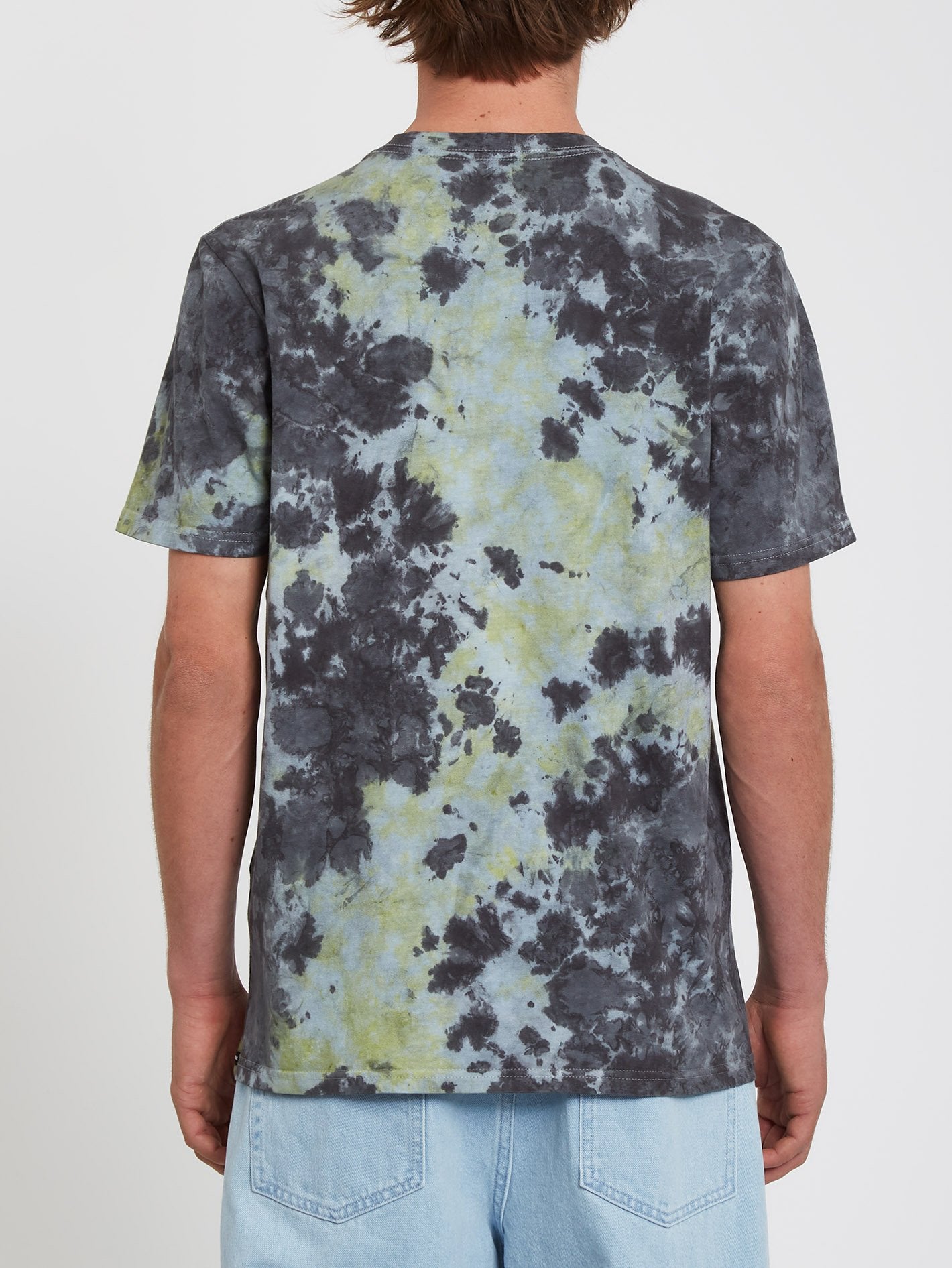 Iconic Dye T-shirt - LIME TIE DYE