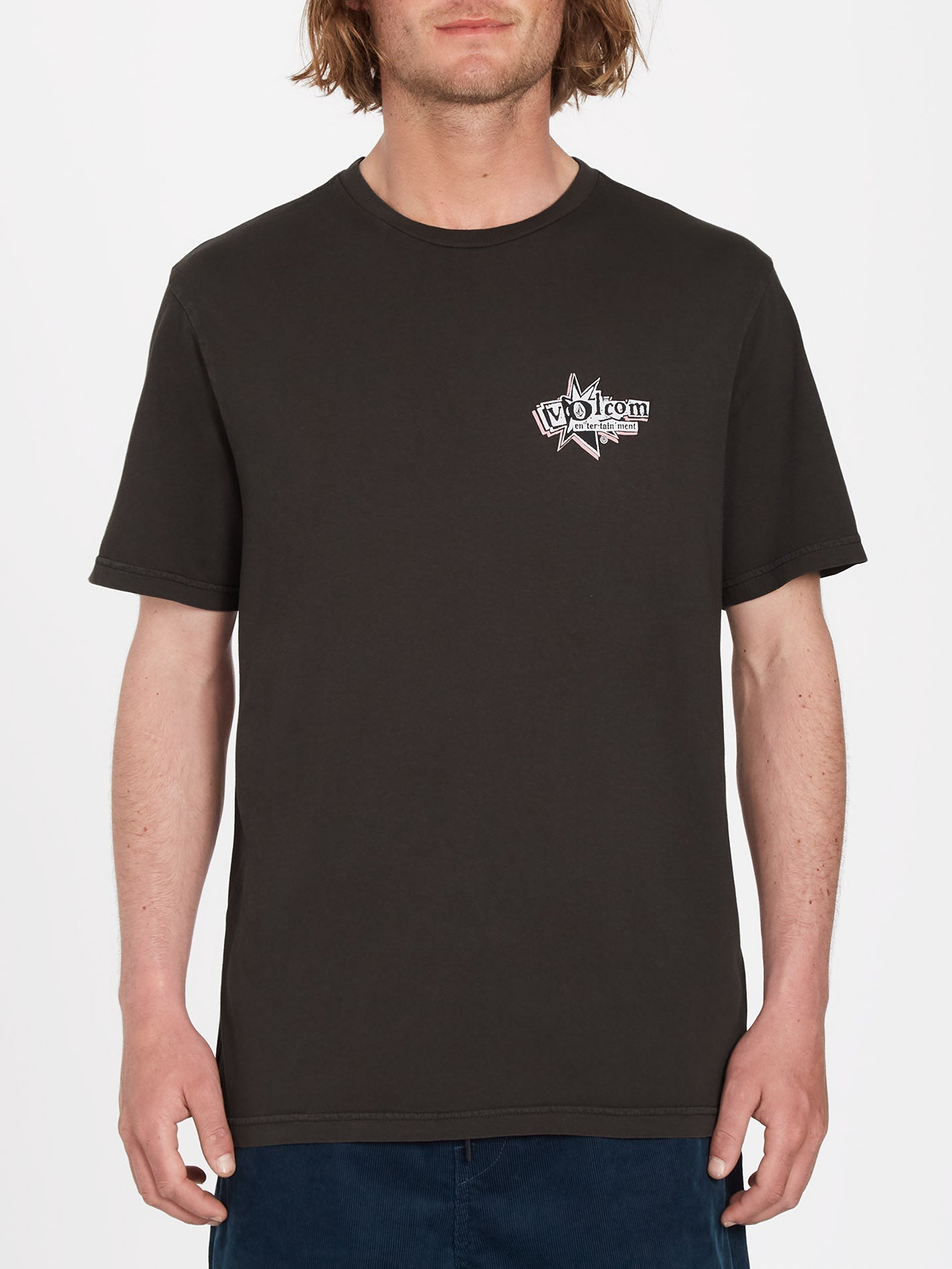 V Entertainment T-shirt - RINSED BLACK