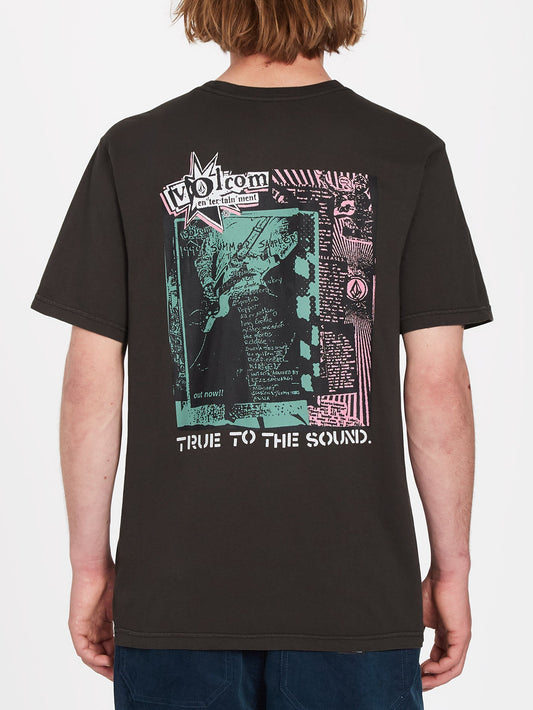 V Entertainment T-shirt - RINSED BLACK
