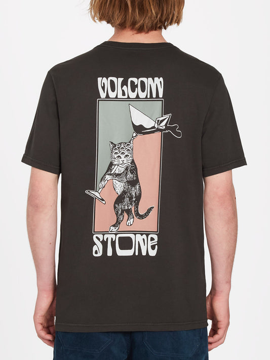 Feline T-shirt - RINSED BLACK
