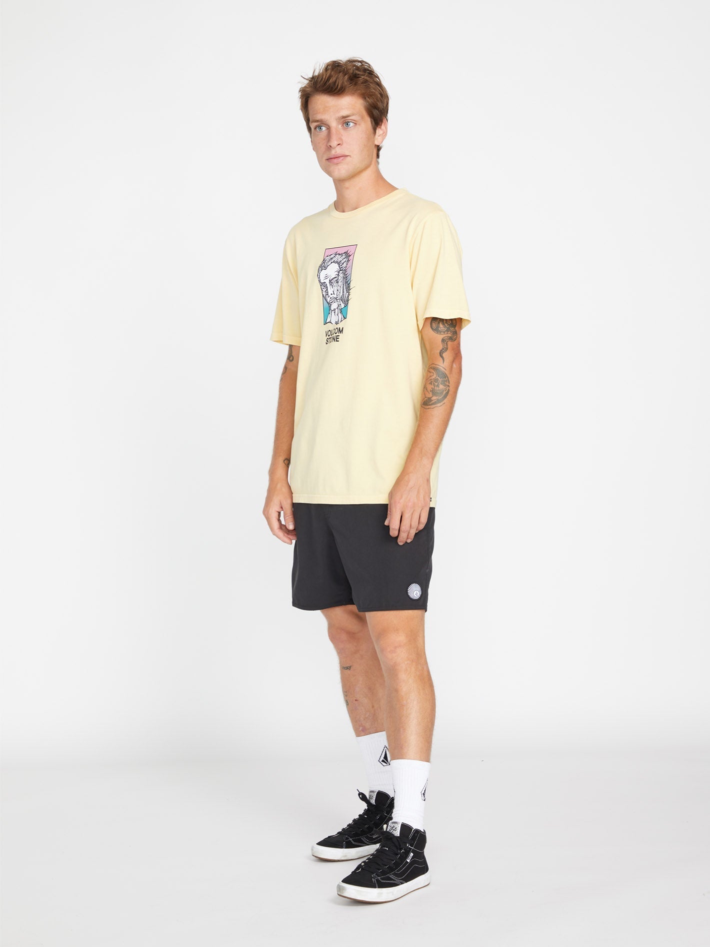 Heckle T-shirt - DAWN YELLOW