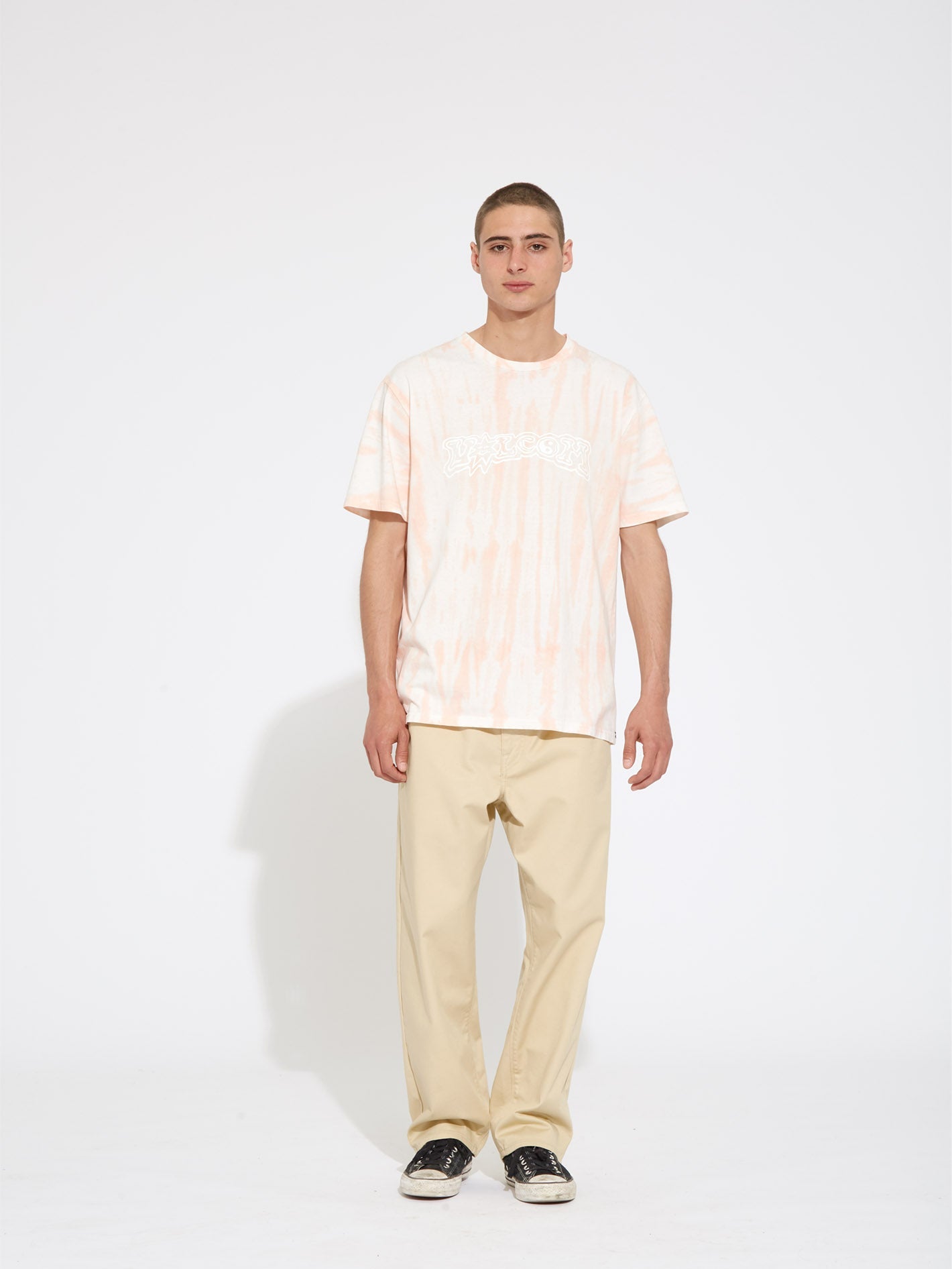 Trippin Dye T-shirt - PEACH BUD