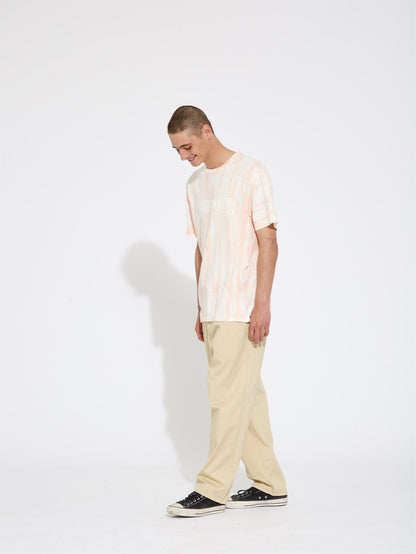 Trippin Dye T-shirt - PEACH BUD