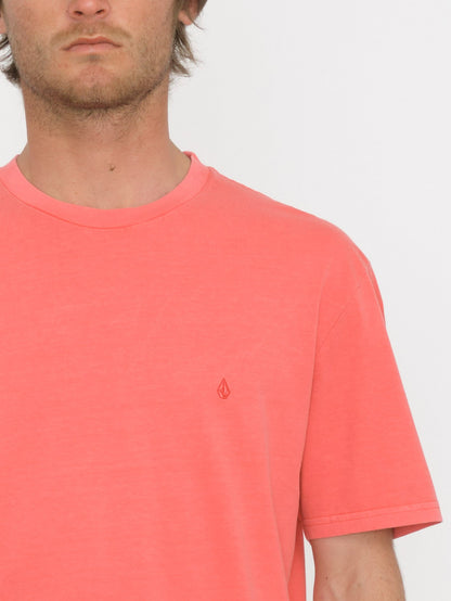 Solid Stone T-shirt - WASHED RUBY
