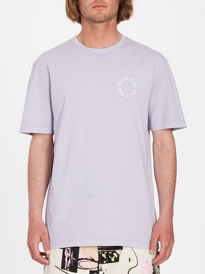 Circle Emb T-shirt - LIGHT ORCHID