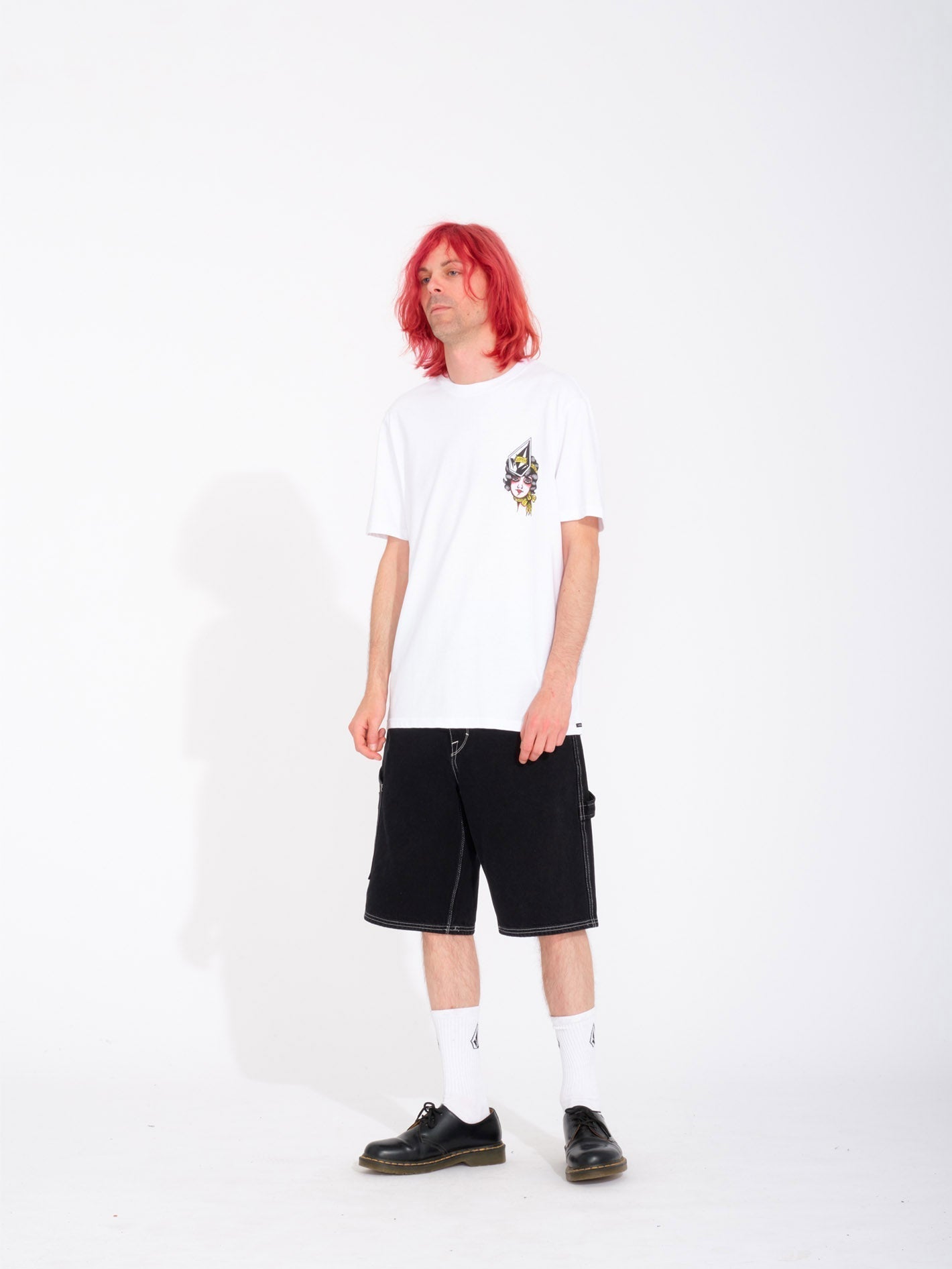 Lintell Mirror T-shirt - WHITE