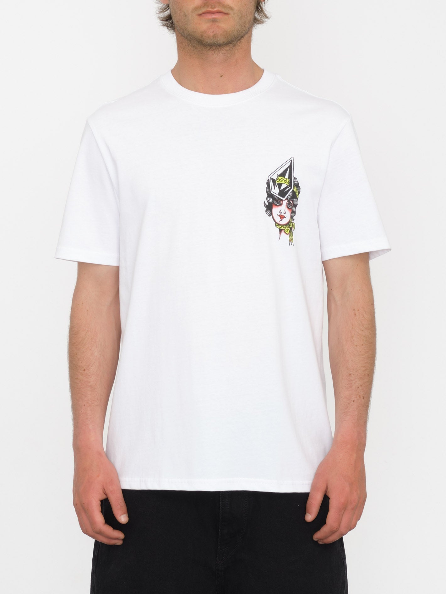 Lintell Mirror T-shirt - WHITE