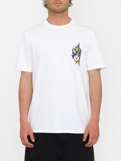 Lintell Mirror T-shirt - WHITE