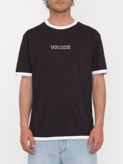 Fullring Ringer T-shirt - BLACK