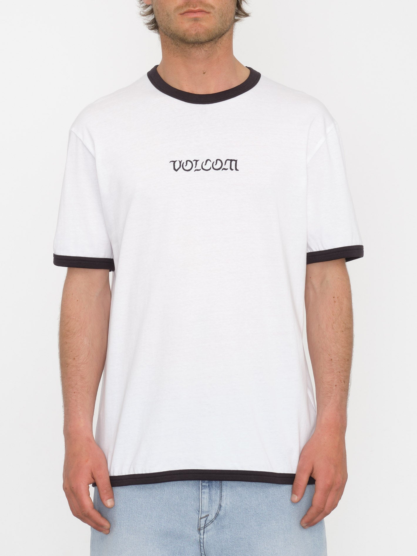 Fullring Ringer T-shirt - WHITE