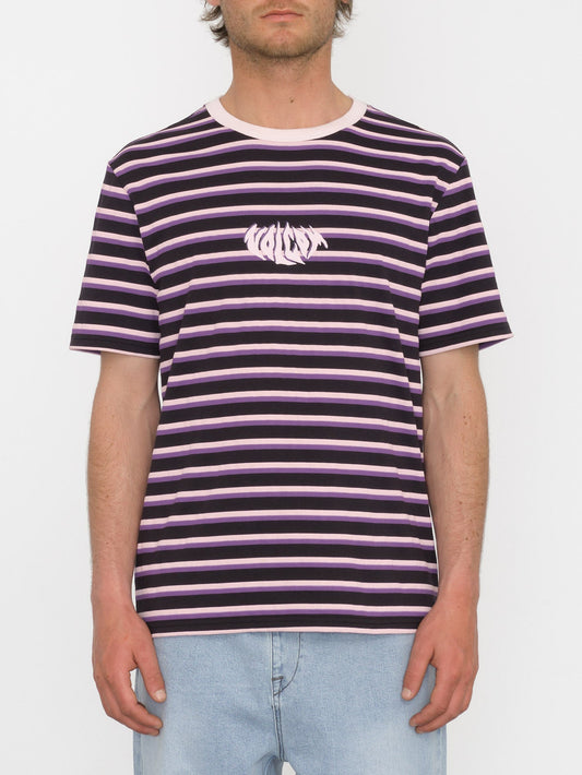 Rayeah Stripes T-shirt - BLACK