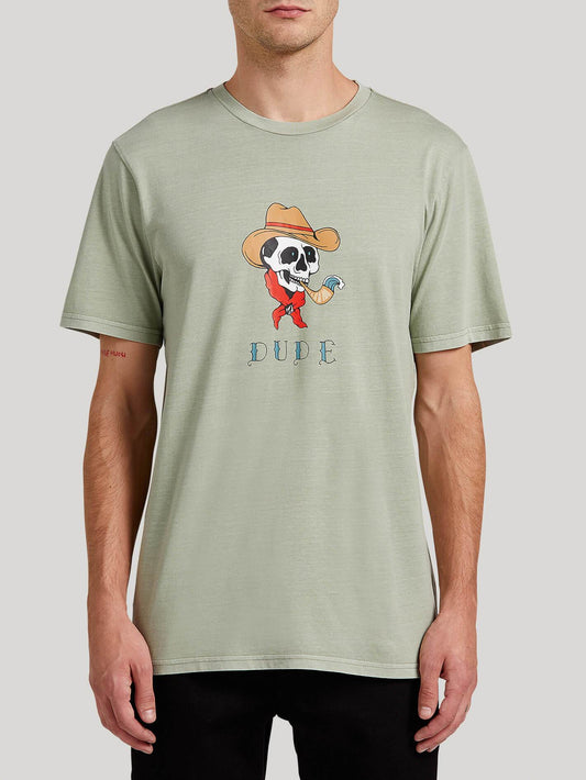 Lassoe T-shirt - SEAGRASS GREEN