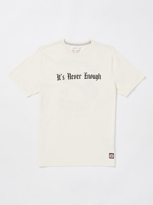Schroff X Volcom Chainshaw T-Shirt - Off White