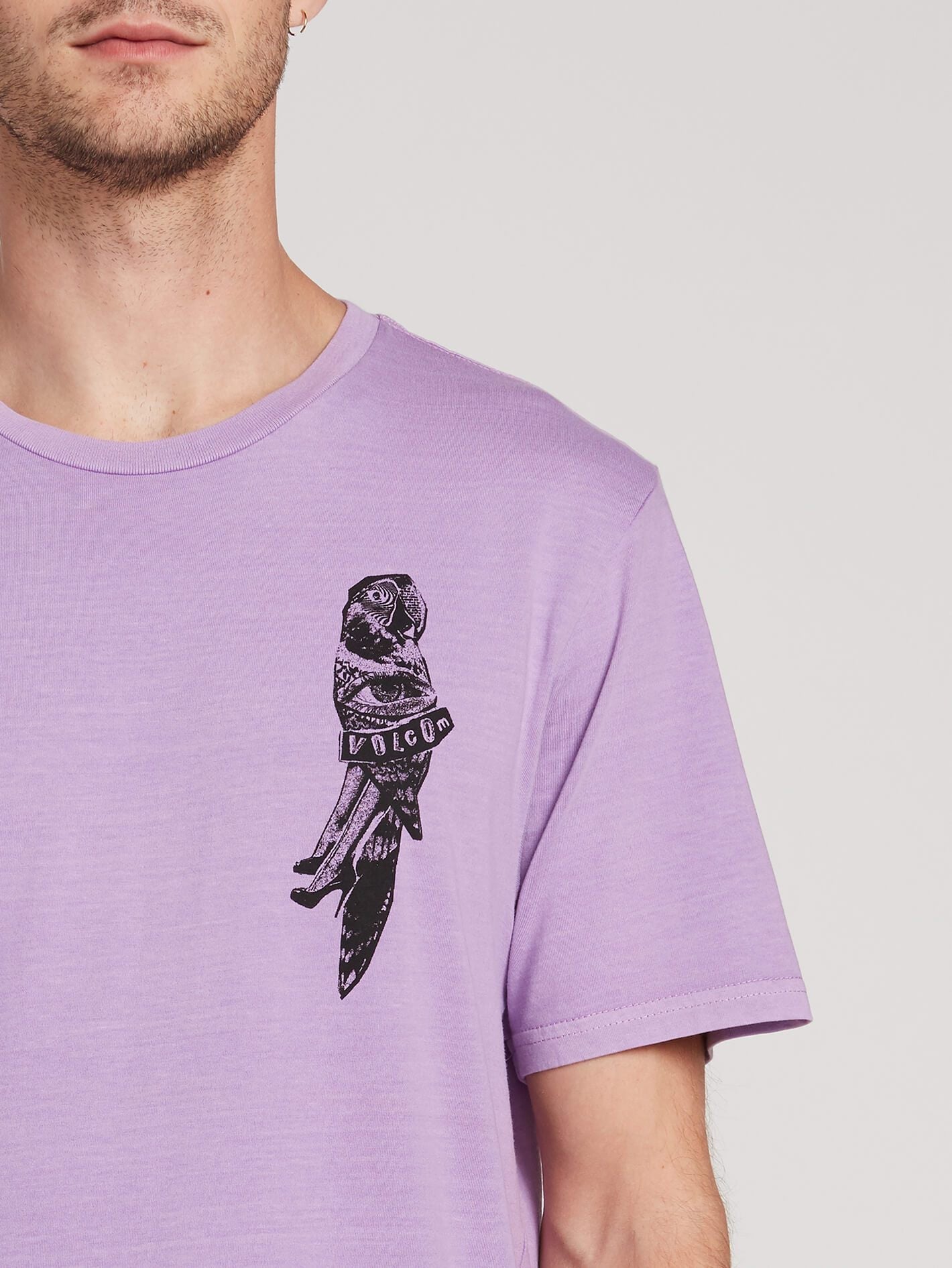 Parrot Collage T-shirt - Lavender