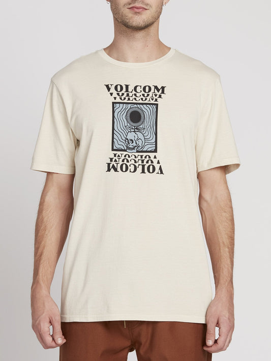 Hypno Skull T-shirt - White Flash