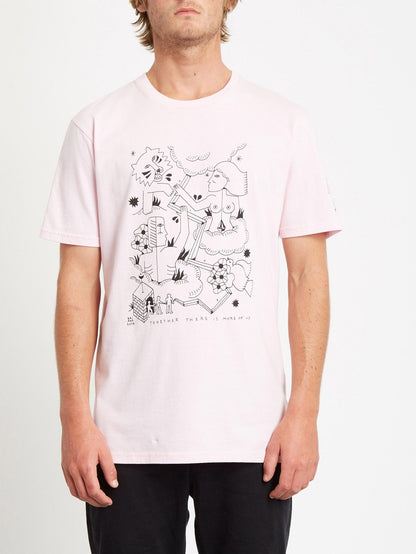 Briand T-shirt - SNOW PINK